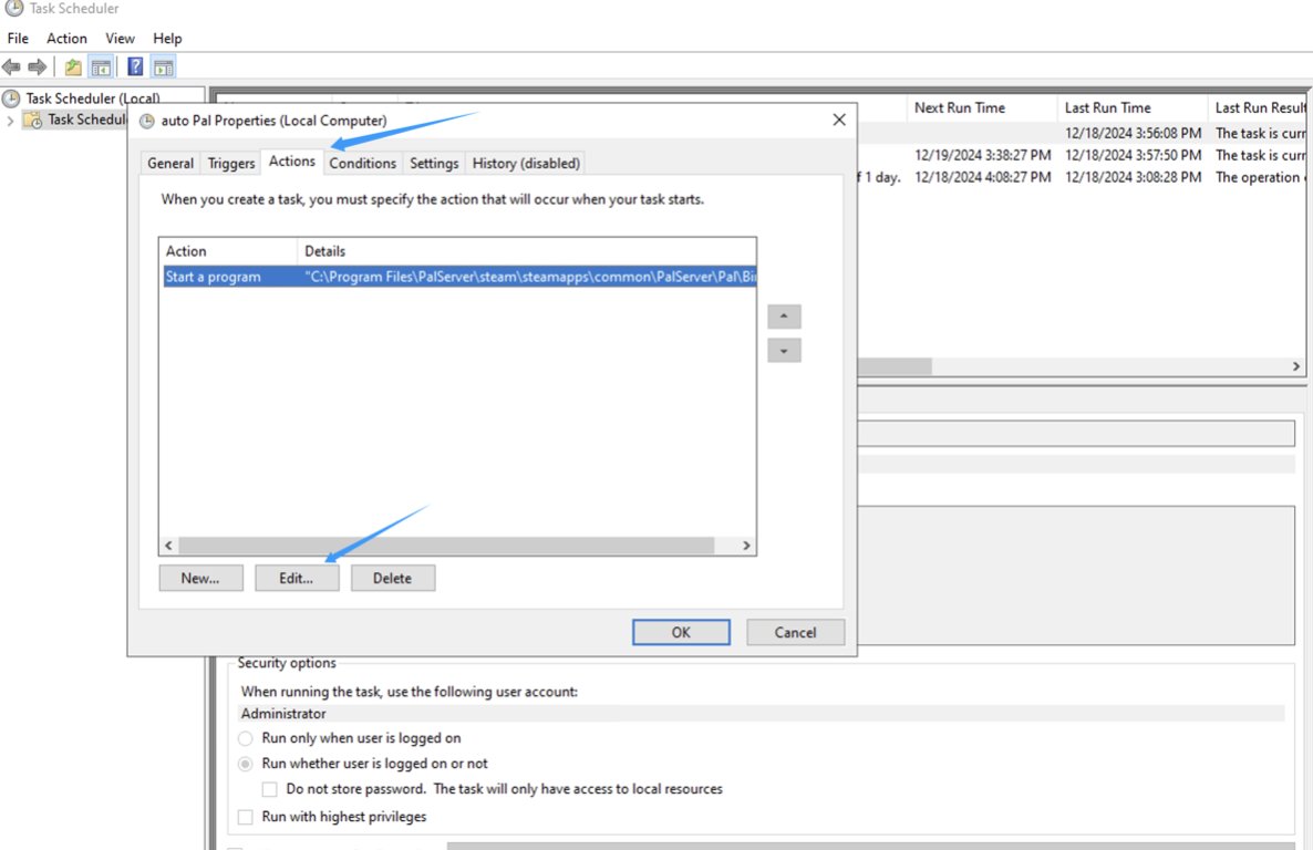 Select Palworld Actions