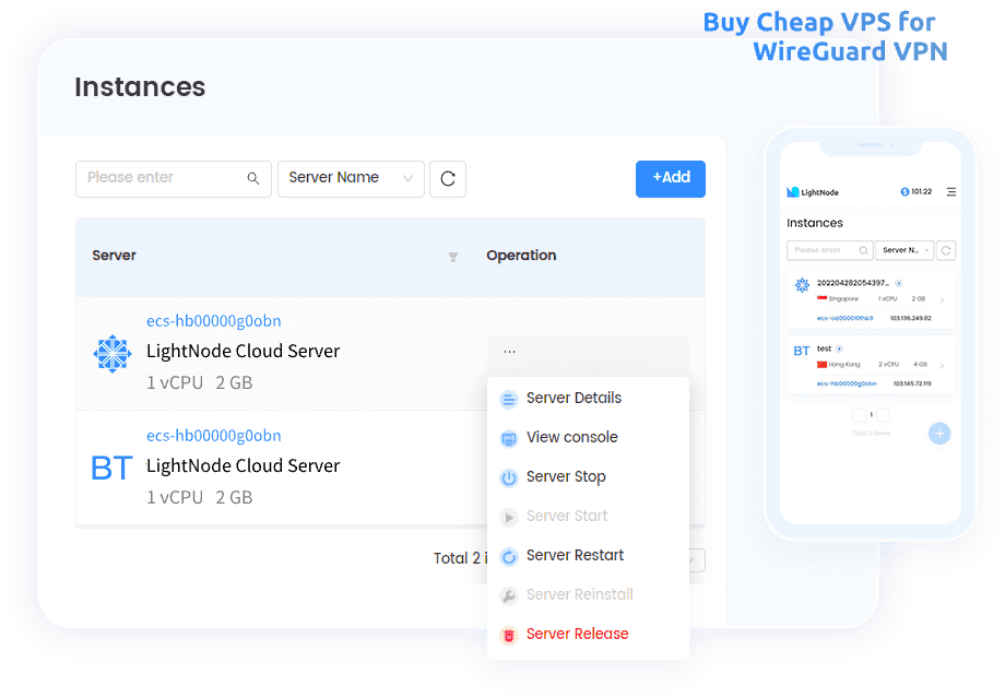 LightNode WireGuard VPS